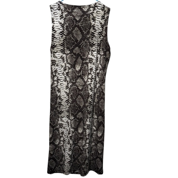 Michael Kors Sleeveless Dress Snakeskin Print Size Small - Picture 2 of 8